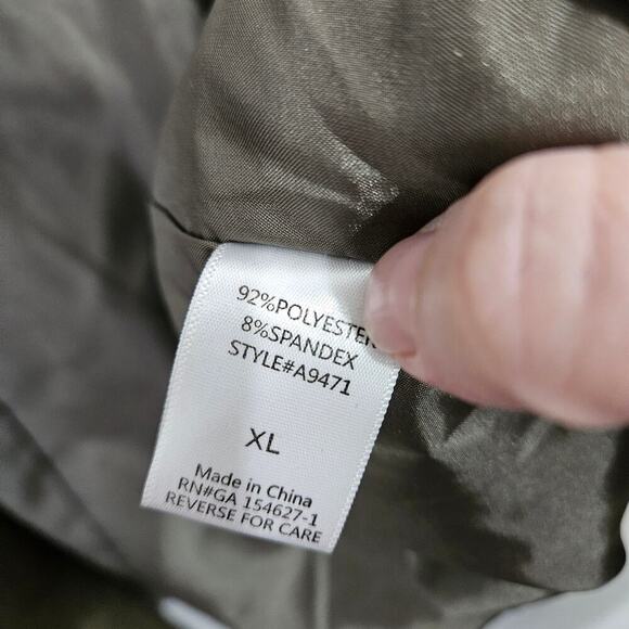 NWT! Faux Suede Fringe Front Zip Moto Vest Size XL Joh Brand - Picture 7 of 7